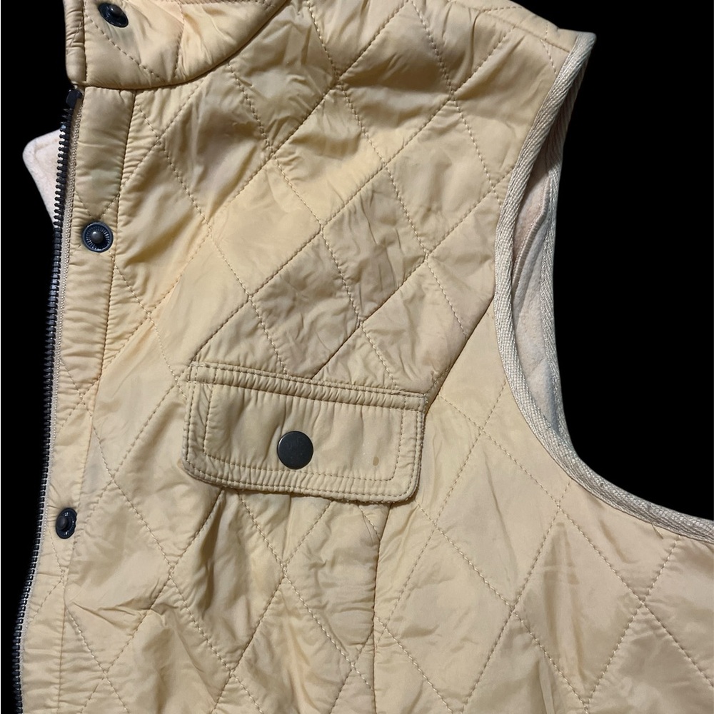 Talbots Quilted Tan Vest - Picture 4 of 4
